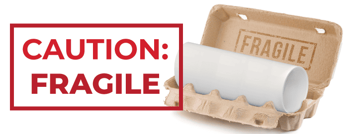 Caution: Fragile PVC